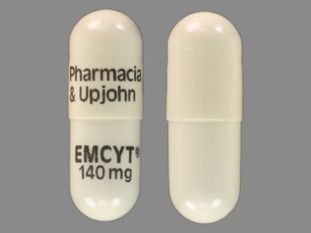 PHARMACIA AND UPJOHN EMCYT 140MG: (0013-0132) Emcyt 140 mg Oral Capsule by Pharmacia and Upjohn Company