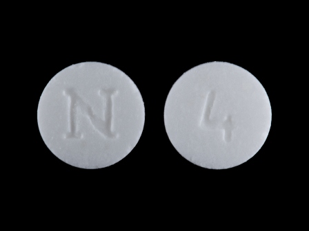 N 4: (0071-0418) Nitrostat .4 mg/1 Sublingual Tablet by Aidarex Pharmaceuticals LLC