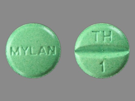 MYLAN TH 1: (0378-1352) Triamterene and Hydrochlorothiazide Oral Tablet by Remedyrepack Inc.