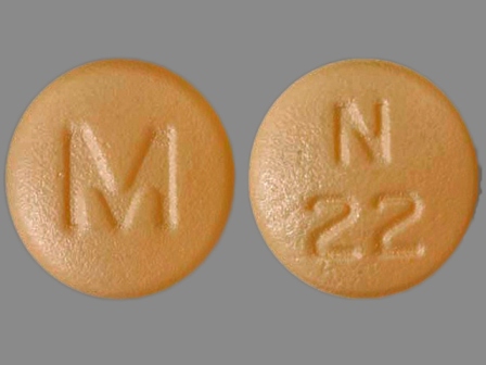M N 22: (0378-2222) Nisoldipine 20 mg 24 Hr Extended Release Tablet by Mylan Pharmaceuticals Inc.
