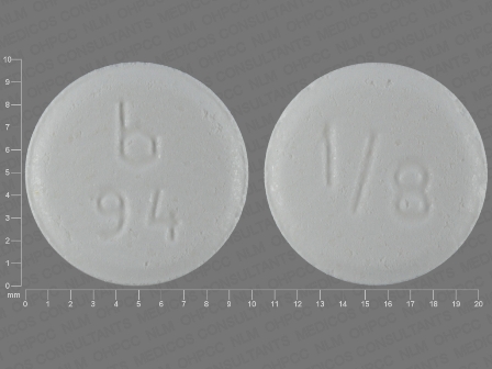 b 94 1 8: (0555-0094) Clonazepam 0.125 mg Disintegrating Tablet by Barr Laboratories Inc.