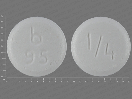 b 95 1 4: (0555-0095) Clonazepam 0.25 mg Disintegrating Tablet by Barr Laboratories Inc.