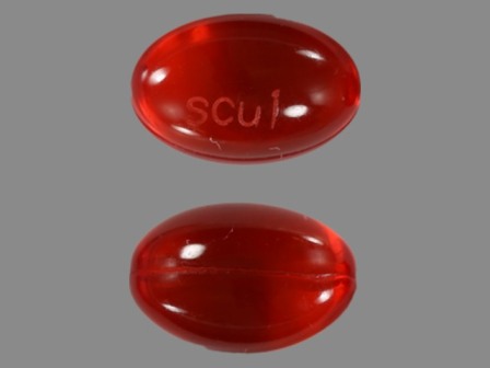 SCU1: (0603-0150) Stool Softener Docusate Sodium 100 mg Oral Capsule, Gelatin Coated by Remedyrepack Inc.