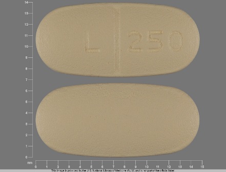 L 250: (42043-190) Levetiracetam 250 mg Oral Tablet by Karalex Pharma LLC