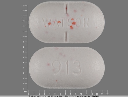 WATSON 913: (52544-913) Norco 5/325 (Hydrocodone Bitartrate / Apap) Oral Tablet by Watson Pharma, Inc.