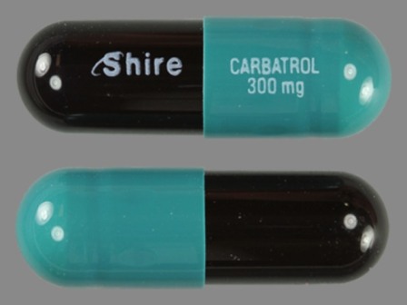 shire CARBATROL 300 mg: (54092-173) Carbatrol 300 mg 12 Hr Extended Release Capsule by Shire Us Manufacturing Inc.