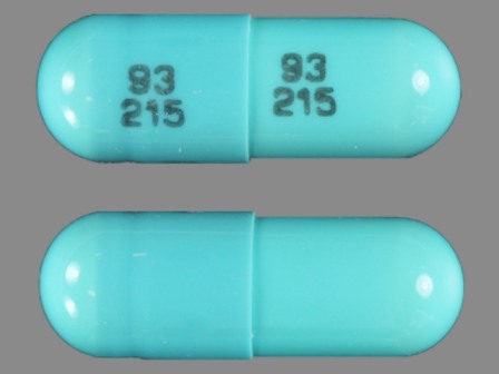 93 215: (57844-215) Galzin 25 mg Oral Capsule by Gate Pharmaceuticals