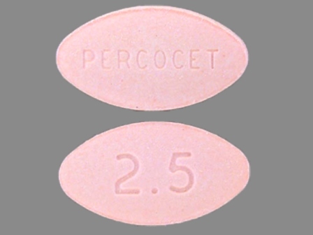 PERCOCET 2 5: (63481-627) Percocet 2.5/325 Oral Tablet by Endo Pharmaceuticals