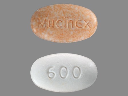 Mucinex 600: (63824-057) Mucinex D (Guaifenesin 600 mg / Pseudoephedrine Hydrochloride 60 mg) 12 Hr Extended Release Tablet by Reckitt Benckiser LLC