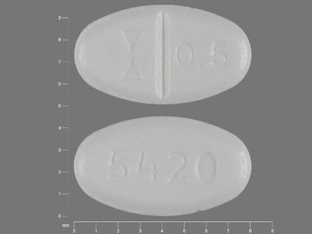 0 5 5420: (69189-5420) Cabergoline .5 mg Oral Tablet by Avera Mckennan Hospital
