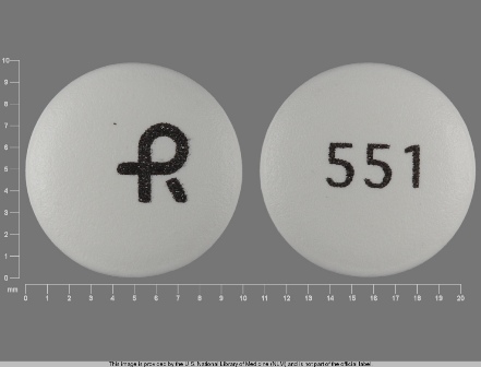 Round White Pill With 551 On One Side And R The Other Topics Medschat